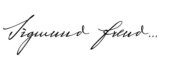 Sigmund Freud Typeface #1